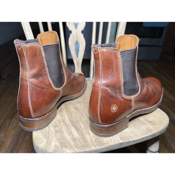 Ranch Road Boots Men’s 13 E (Wide) Brown Leather Chelsea Boots | Made in Spain main image 7